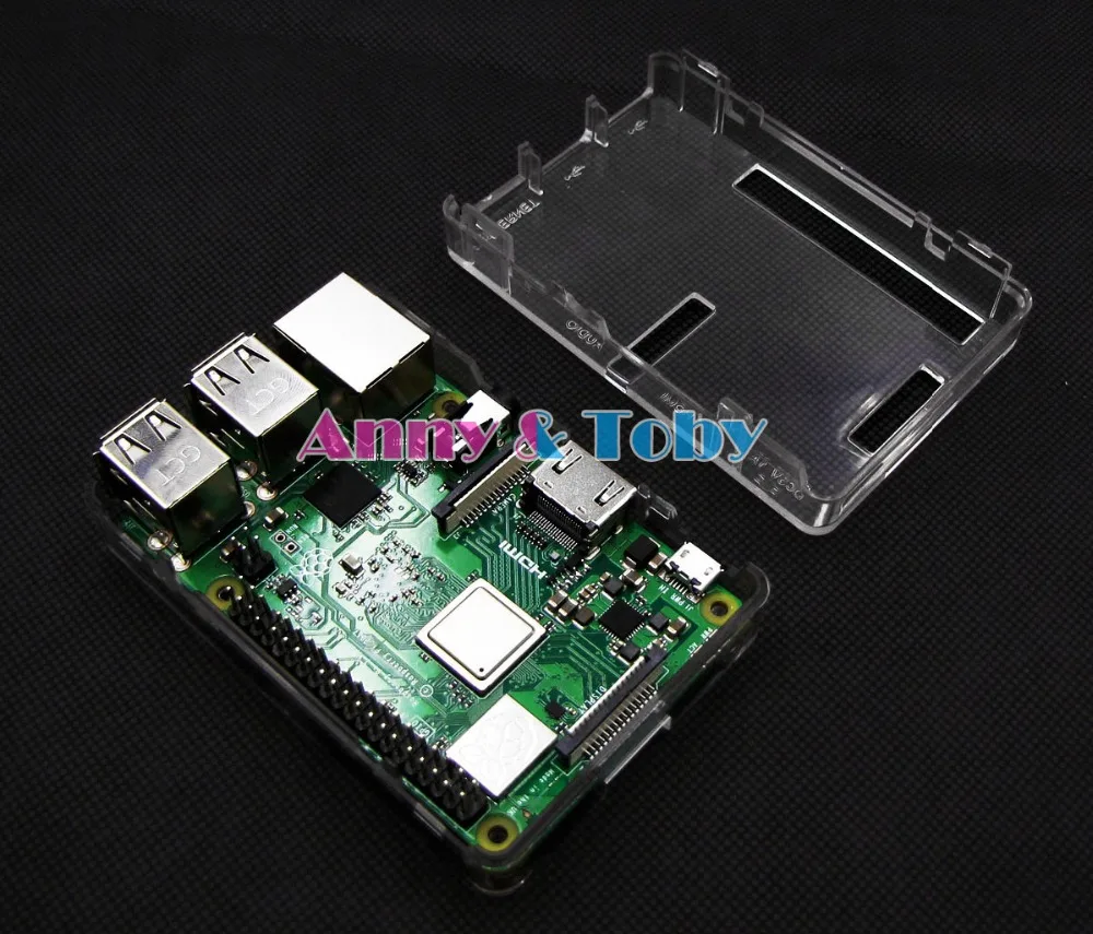 Модель B28: Raspberry PI 3B+ plus Модель B прозрачный чехол корпус ABS пластиковая коробка для Ras pi 2 и Raspberry PI