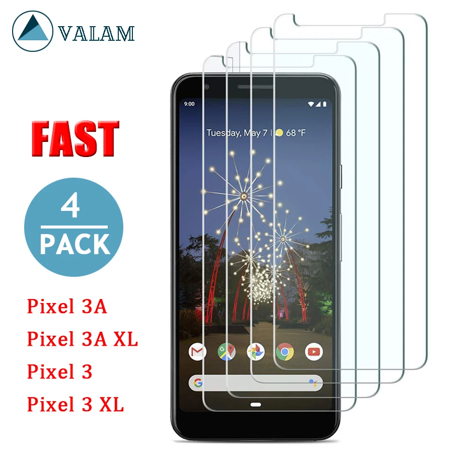 VALAM для Google Pixel 3A закаленное стекло покрытие полное тело защита экрана размера XL 3 |