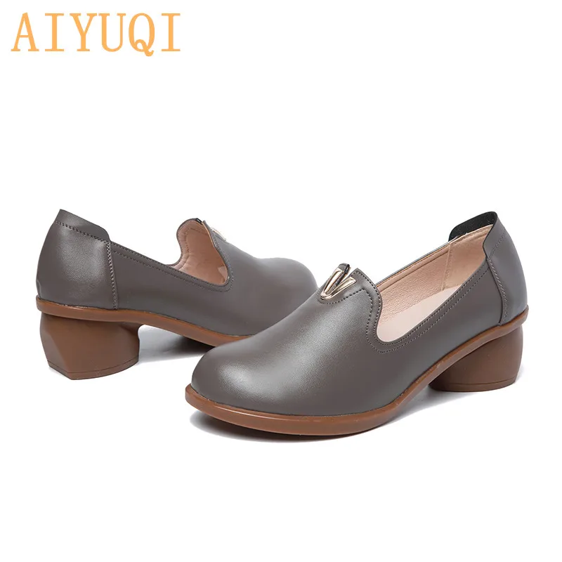 

AIYUQI Women shoes 2020 spring new genuine leather women dress shoes British style fashion brand student shoes women