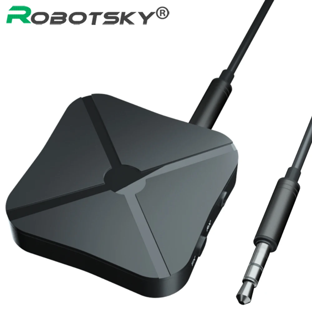 Bluetooth 4 2 передатчик приемник с аудио музыкой беспроводной адаптер 3 5 мм AUX Jack для