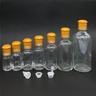 5 мл10 мл15 мл20 мл30 мл50 мл100 мл прозрачная стеклянная бутылка флакон эфирного масла с золотой крышкой флаконы духов