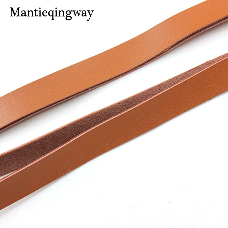 Женские и мужские подтяжки Mantieqingway регулируемые из искусственной кожи с ремнем