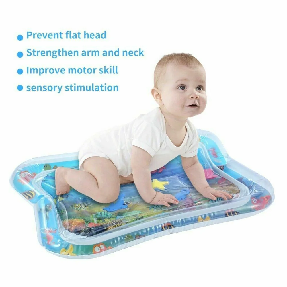 

Water Filled Baby Inflatable Patted Pad Inflatable Water Cushion Playmat for Kids M09