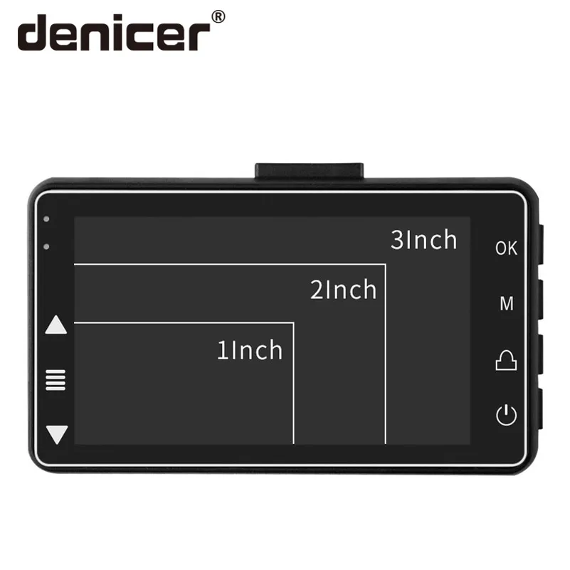 Denicer FHD 1080P Автомобильный видеорегистратор Novatek 96658 DVRs 3 0 &quotАвтомобильный 170