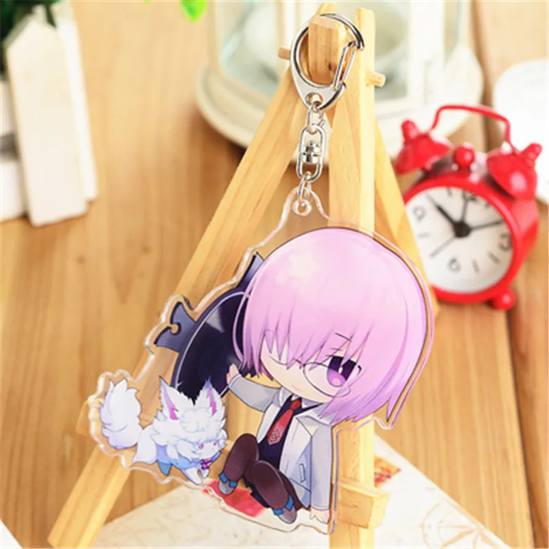 C Аниме Fate/Apocrypha Tamamo no Mae брелок для ключей с подвеской, брелок для ключей, мультяшный брелок для косплея, Рождественский подарок - Цвет: C