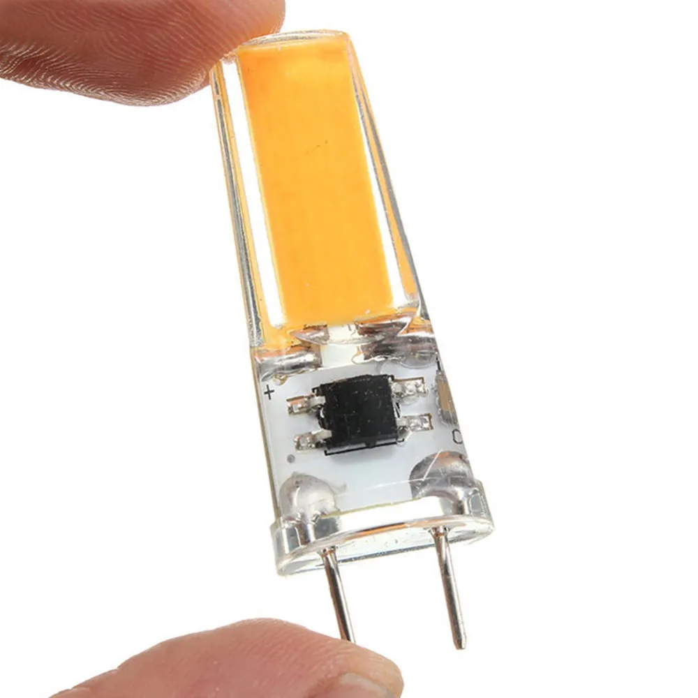 G8 110V 220V 5W LED кукурузная лампа силиконовая кристальная COB накаливания | Лампы и
