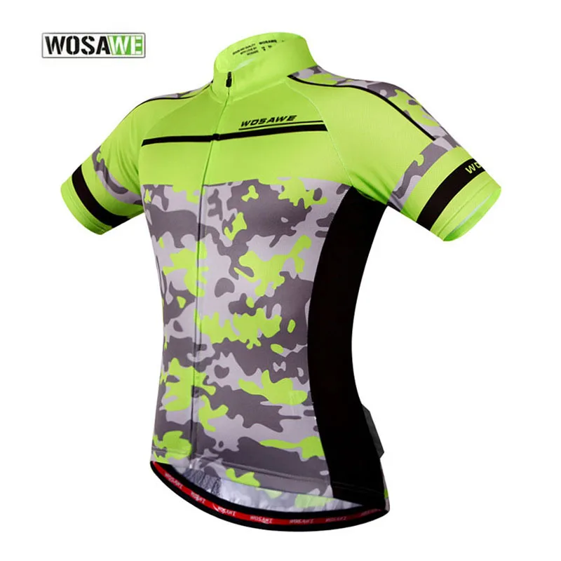 WOSAWE камуфляж Mtb Горные Джерси камуфляжная футболка Велоспорт короткий рукав