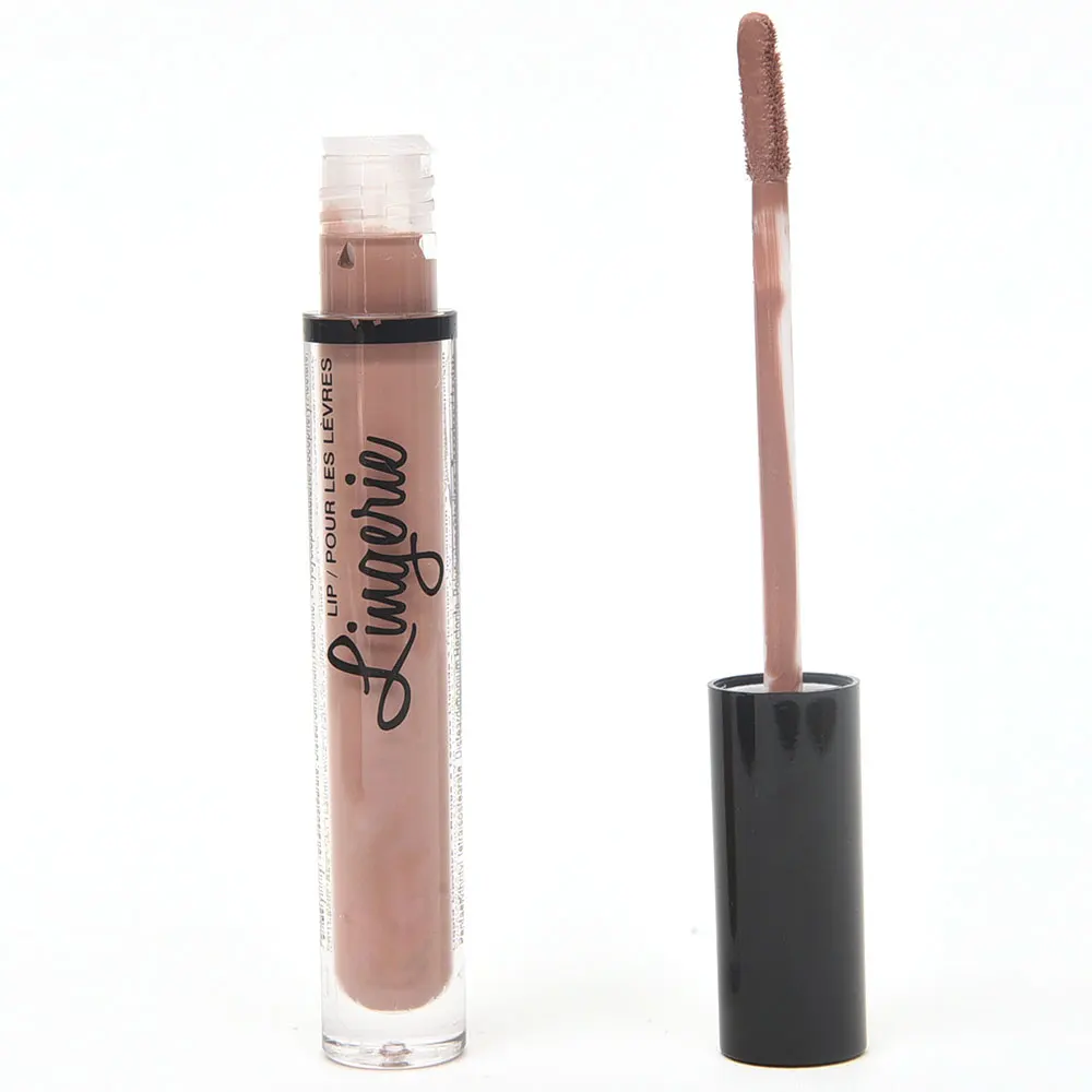 Новый Обнаженная матовая губная помада водостойкий коричневый фиолетовый