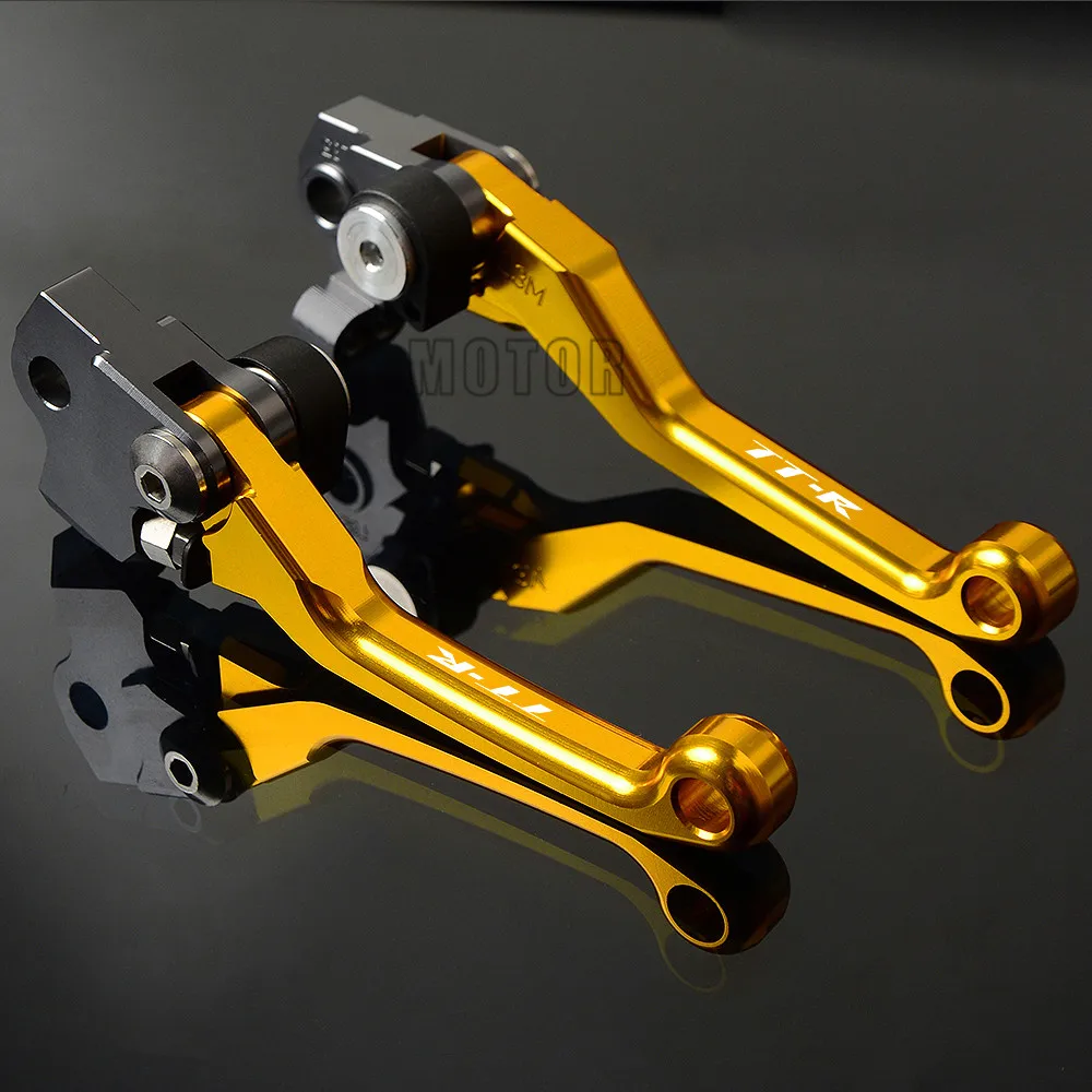 Для Yamaha TTR125/TTR125L/TTR250/TTR600 ЧПУ мотоцикл Грязь питбайк Мотокросс Pivot сцепные рычаги TTR 125 L/125L/250/600 - Цвет: GL For TTR250 93-11