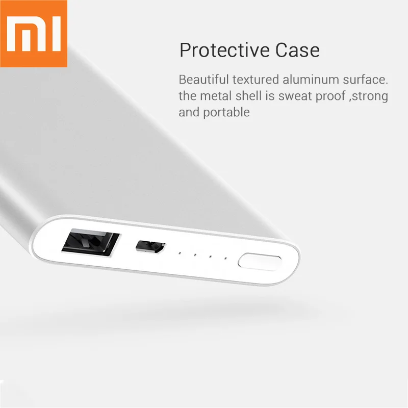 Оригинальный внешний аккумулятор Xiaomi 5000 мАч ультратонкое зарядное устройство