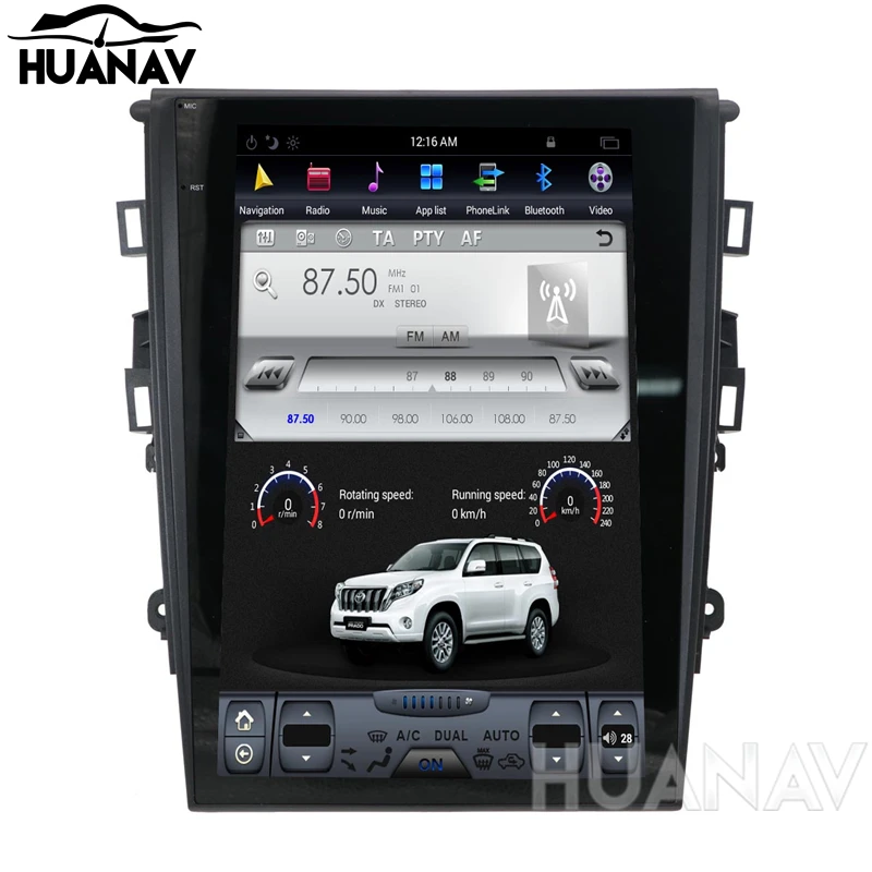 Тесла стиль чистый андроид 12 1 &quotавтомобиль без dvd плеер gps навигации для Ford Mondeo