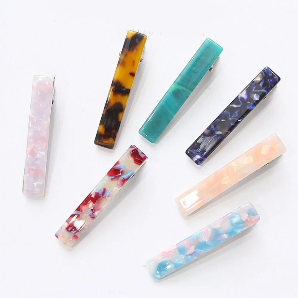 

Fashion Resin Acetate Hair Clip Women Girls Headwear Barrettes Hairpins Accessories Hair Clip Beauty Styling Tools Free Shipping