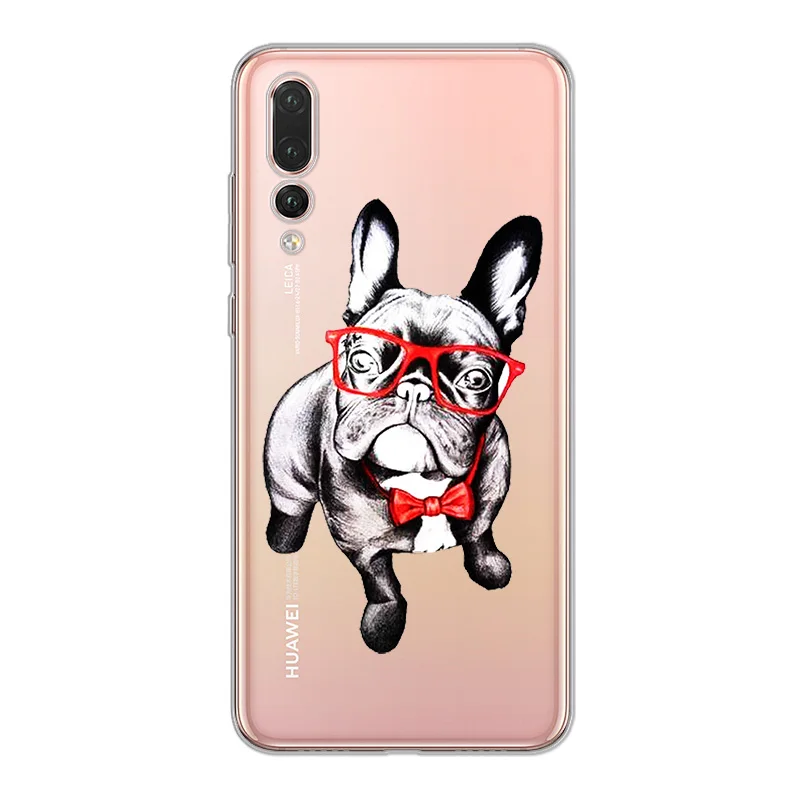 Чехол ciciber с собакой Мопсом бульдогом для huawei P30 P20 P10 P9 P8 Lite Pro Plus P smart, чехлы для телефонов, оболочка, чехол из мягкого ТПУ