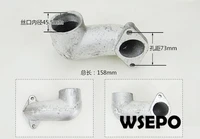 oem qualityfactory direct supply muffler exhaust connecting pipe for s195zs1100 4 stroke small water cooled diesel engine