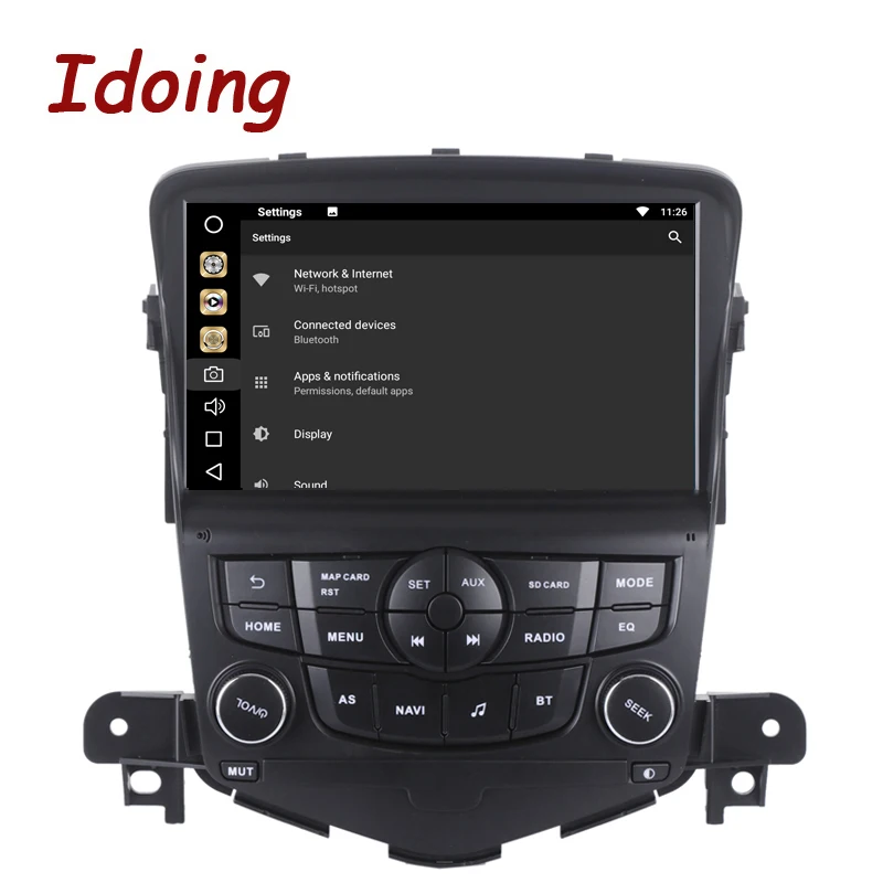 Idoing 1Din 8 дюймов 4G RAM 32G ROM руль Android8.0/7 1 автомобильный мультимедийный плеер Fit Chevrolet