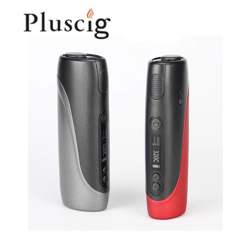 

Pluscig P3 charged electronic cigarette vape Box Mod up to 25 continuous smokable compatibility with Brand Heating Tobacco stick
