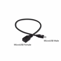 microusb extension cable microusb male to microusb female cablesupport sync datacharge 12 black