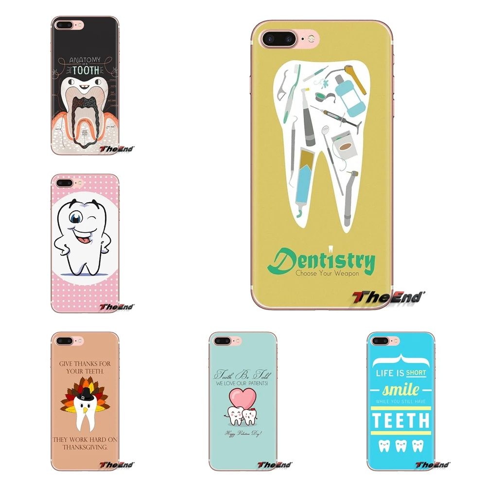 Transparent TPU Cover Bag Dental Definitions tooth For Huawei Nova 2 3 2i 3i Y6 Y7 Y9 Prime Pro GR3 GR5 2017 2018 2019 Y5II Y6II |