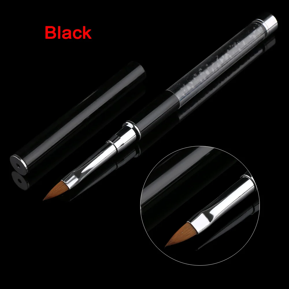 Цельнокроеное платье ногтей UV GEL Кристалл акриловая Живопись Рисунок Pen Лак для ногтей кисть инструмент