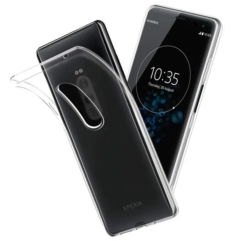 Для Sony Xperia 1 прозрачный мягкий чехол из ТПУ для Xperia1 J8110 J8170 J9110 силиконовый