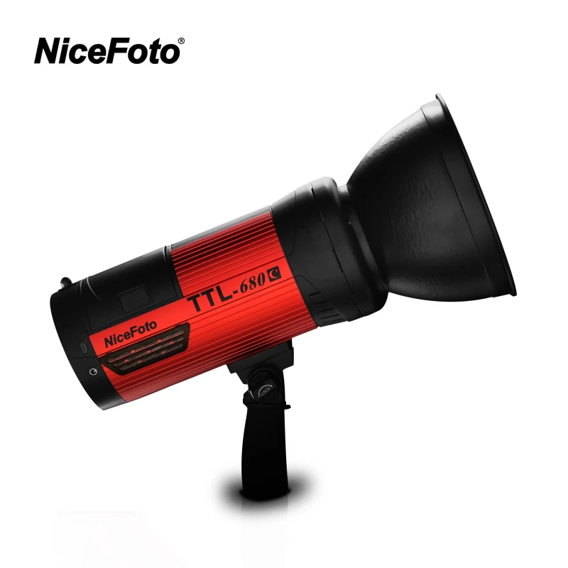 

NiceFoto TTL-680C 600W TTL 2.4G Wireless GN68 HSS 1/8000S Studio Flash High Speed Speedlite with Transmitter for Canon Camera