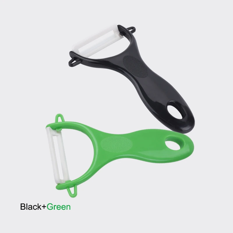 Black Green Керамический очиститель картофеля устройство резки овощей и фруктов нож для очистки овощей бытовой Apple Zester Кухонные гаджеты аксессуары - Цвет: Black Green