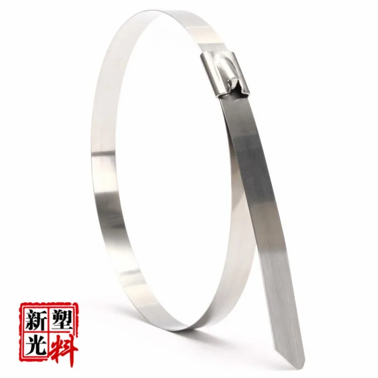 XINGO Size: 4.6*100mm-600mm Thickness 0.25mm Stainless Steel Metal Cable Ties 10Pcs/Lot for 201 Texture Free shiping | Обустройство