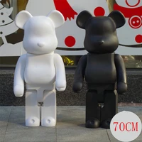 1000 bearbrick black and white fashion toy for collectors berbrick art work 70cm in box