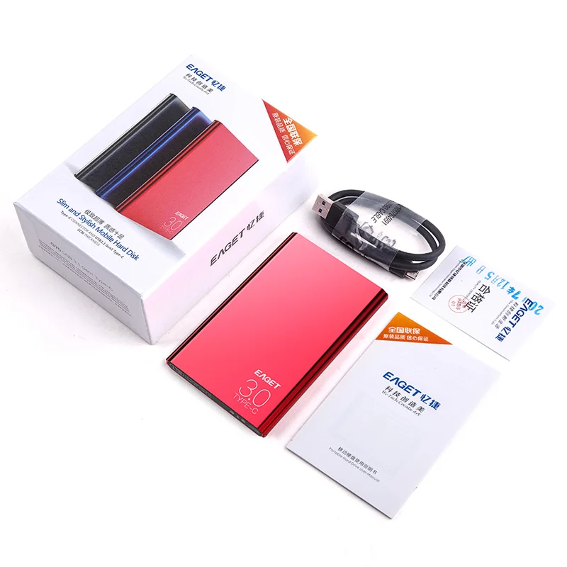 Eaget G70 2 5 &quotUSB 3 0 Металлический внешний жесткий диск ТБ 1 HDD disco duro externo портативный