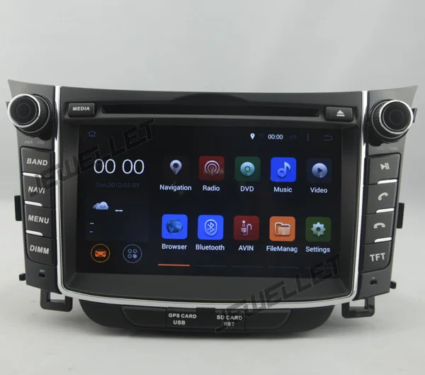 Octa core IPS экран Android 10 автомобильный DVD GPS Радио Навигация для Hyundai I30 Elantra GT 2013 2016 с