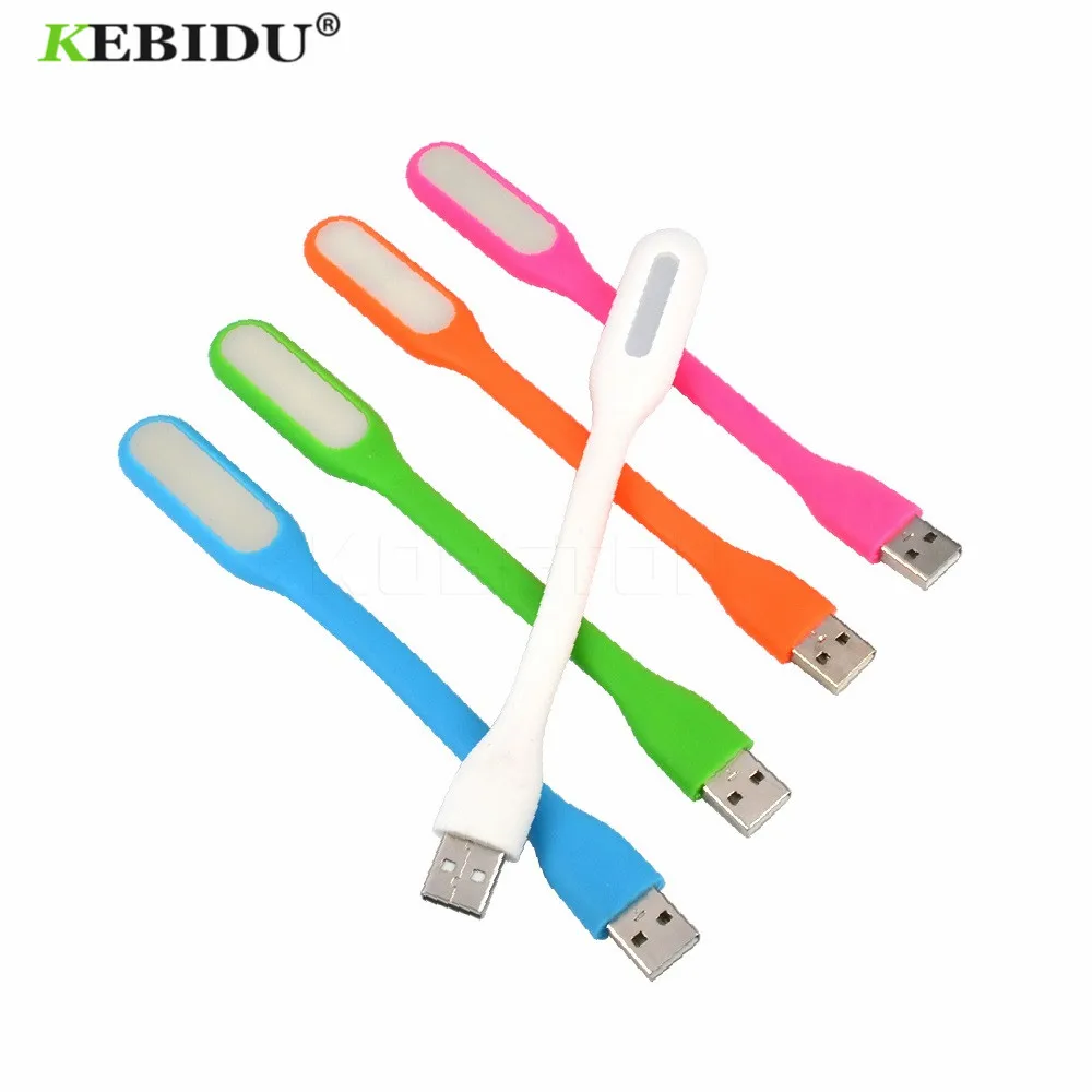 KEBIDU Портативный Гибкий металлический USB светодиодный светильник складной Ультра яркий 1,2 Вт светодиодный s USB лампа для ноутбука компьютера ноутбука ПК