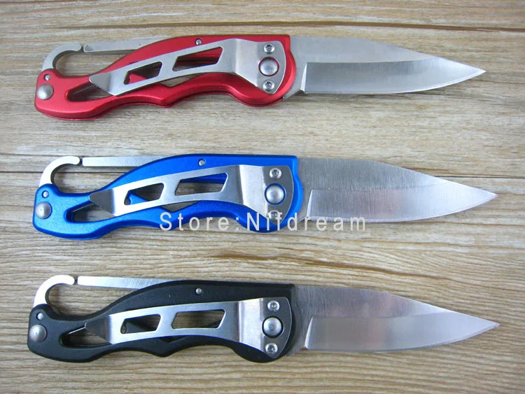 High Quality Survival Pocket Knife Small 440C Blade 58HRC Outdoor Hunting Folding knives Black Red Blue 3 Colors Option | Инструменты
