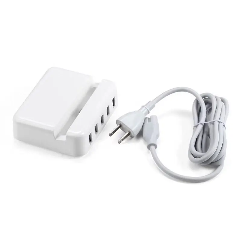 ЕС США штекер 5V 2A 5 USB порт док станция для быстрой зарядки зарядное устройство iPhone