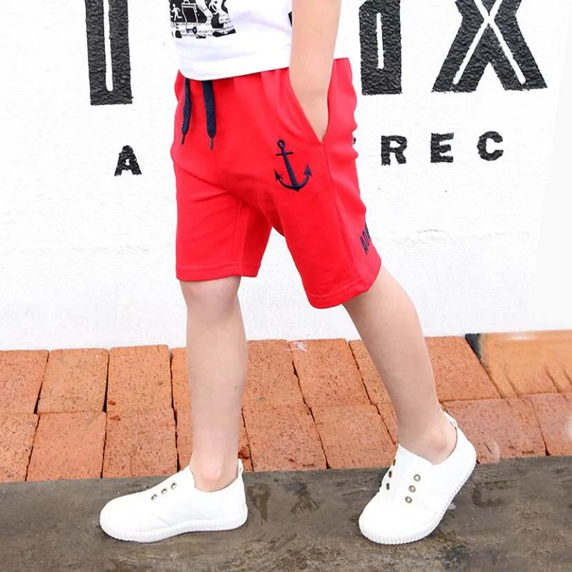 Boys pants kids summer cotton pants children beach short child sports pants for 4-13Y teenage active trousers children trousers