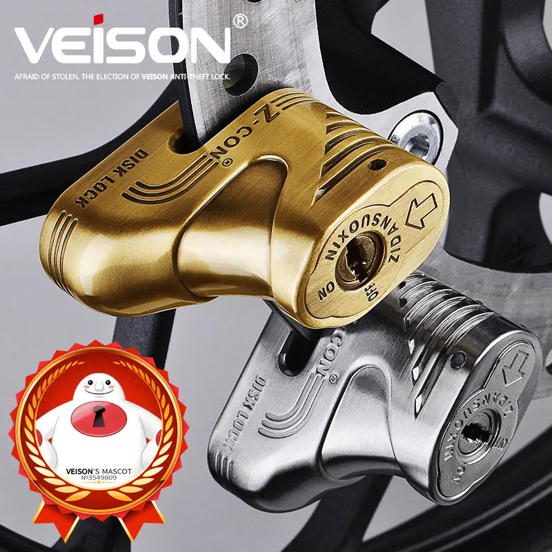 5 мм Pin VEISON DX2 1 moto rcycle металлический дисковый замок alarma скутер сигнализация