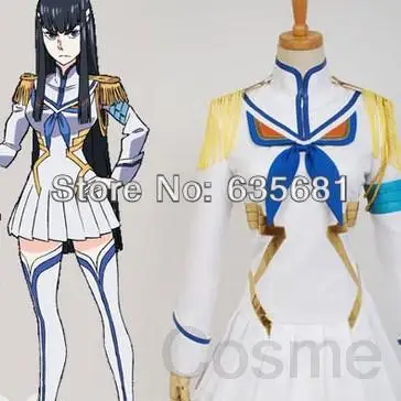 Костюм для косплея Cos KILL la Satsuki Kiryuin школьная форма девочки белая|cosplay costume|kill killcosplay