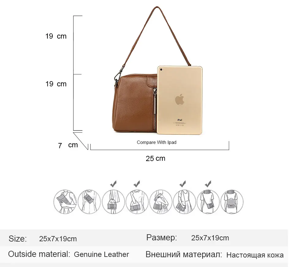 Женская сумка Bolsa Feminina из натуральной кожи, новинка, женская сумка-тоут с аутентичной кожей, высокое качество, сумки через плечо