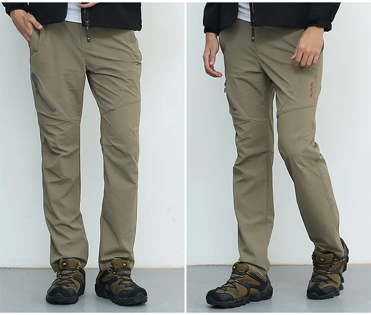 LoClimb 8XL Светоотражающие походные брюки мужские летние быстросохнущие брюки для улицы мужские горные треккинговые брюки водонепроницаемые брюки AM012