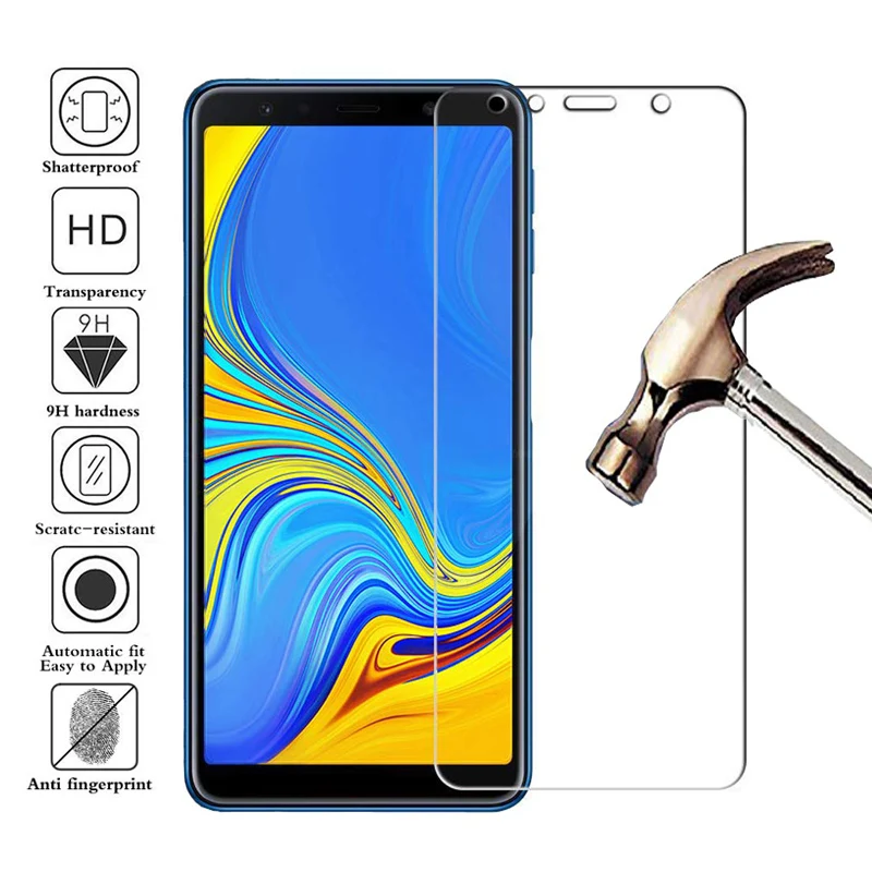 Закаленное стекло для Samsung Galaxy A30 A50 M10 M20 Защитная пленка экрана A9Pro 2019 A7 A6 A8 Plus 2018 |