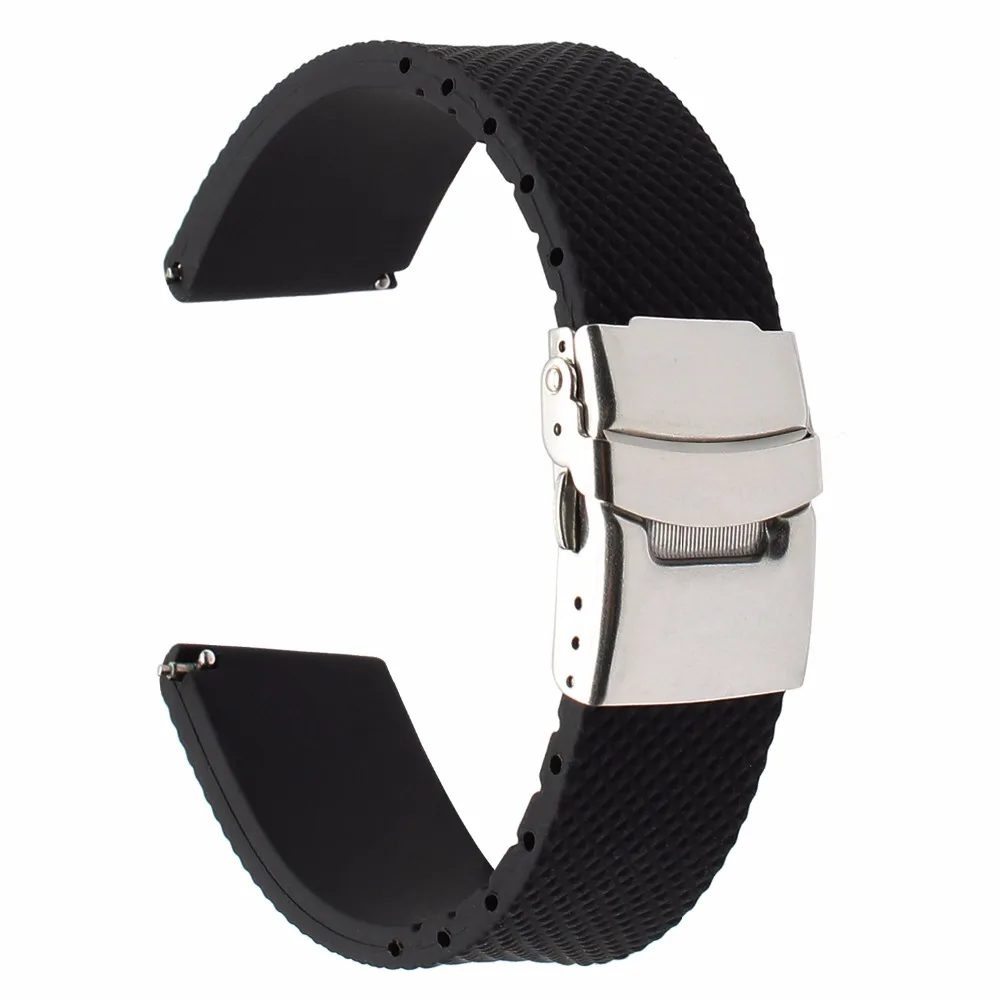 Ремешок для часов из натуральной резины 21 мм 22 Hamilton Mido lontines Tissot Luminox ремешок смолы