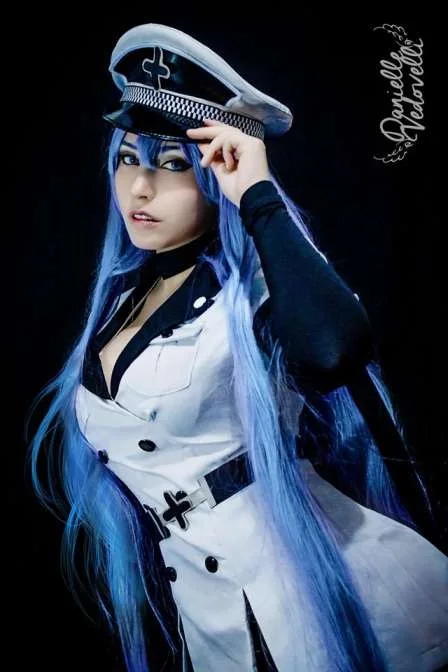 Косплэй анимэ Akame ga KILL Esdeath Империя общие одежда полный комплект униформы наряд