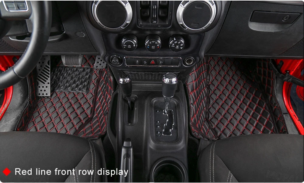 MOPAI коврики для Jeep Wrangler JK 2007- кожаные коврики в автомобиль коврик для ног Аксессуары для Jeep Wrangler JK 2007+ 4 двери