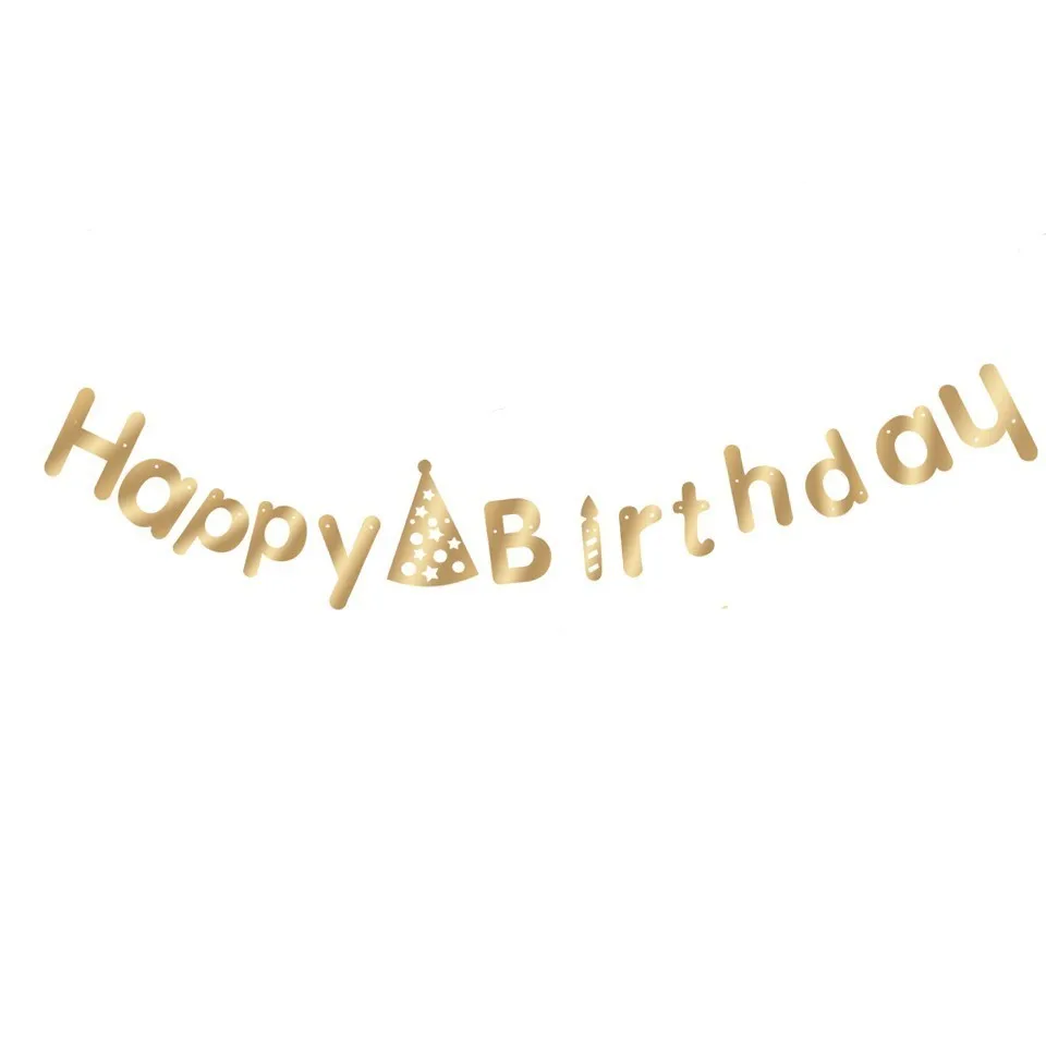 Gold Hat HB Юбилейные вечерние надувные гелиевые шары с днем рождения, золотые конфетти 30 40 50 60, украшение, товары для дня рождения - Цвет: Gold Hat HB