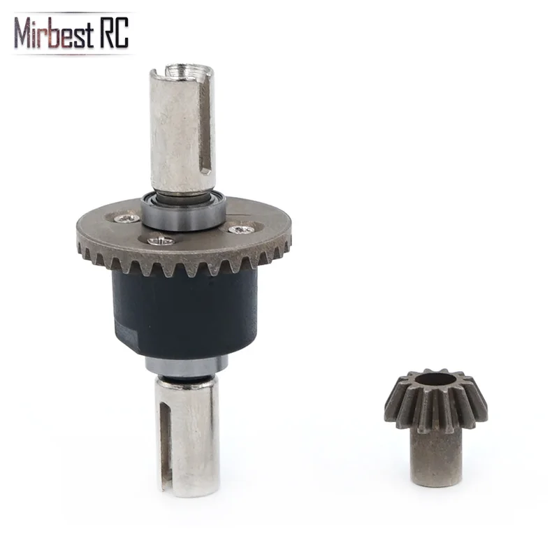 Front differential Wltoys 12428 A/B/C 12423 RC Запасные части для автомобилей, улучшенный металлический дифференциальный редуктор 12428-0091 12428-0133 редуктор 12428-0015 - Цвет: Front differential