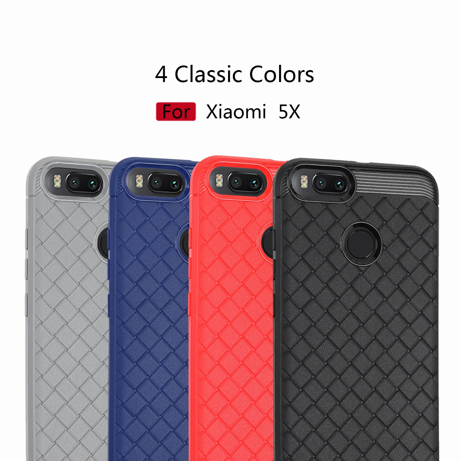 Для Xiaomi 5X Redmi Note 5 плюс Y1 Lite 5A 4X Примечание 4xfashion вязать линии противоударный