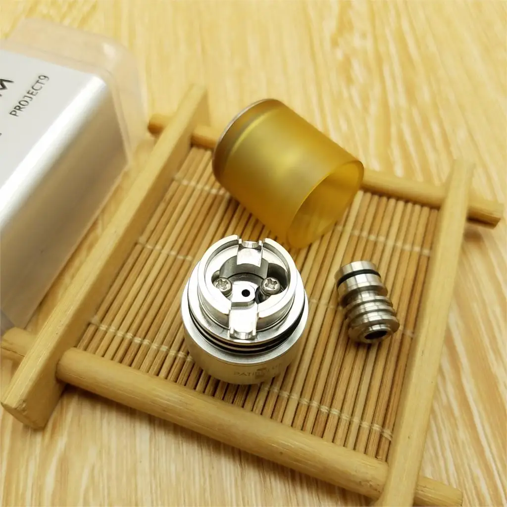 Patibulum Style 22 мм RTA атомайзер с одной катушкой 316 нержавеющая сталь перестраиваемый