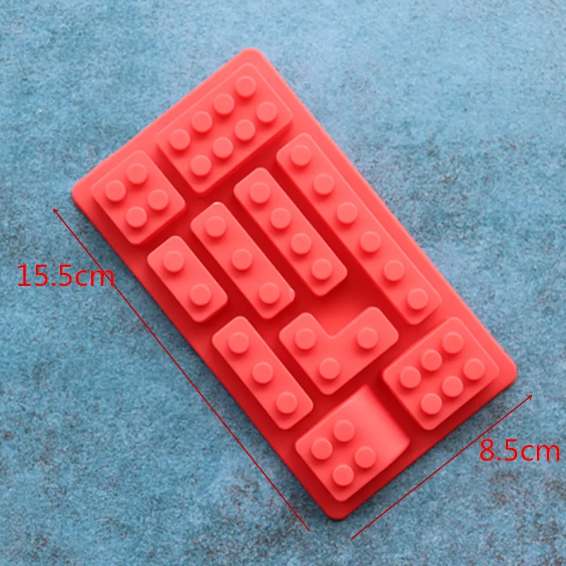 Силикагель Лего серии строительных блоков кубики льда шоколадные помадные формы