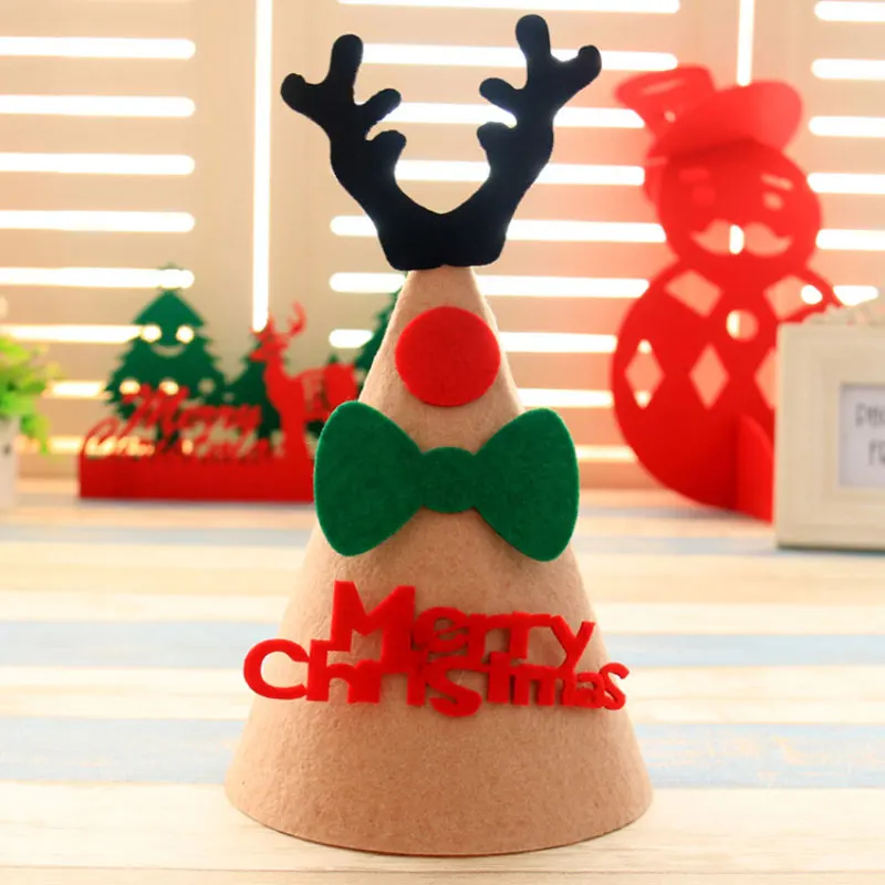 1 шт. яркий DIY орнамент Рождественская шапка Санта Клауса снеговик форма для детей