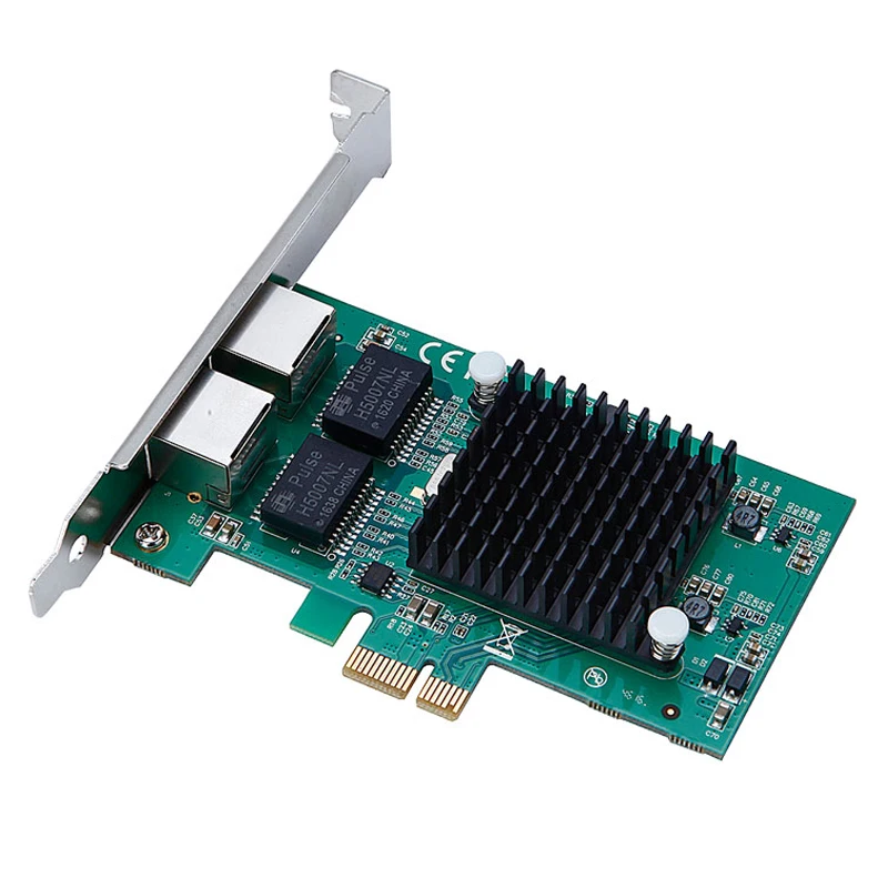Новый Gigabit PCI-Express сетевой карты 1000 м PCI-e двойной RJ45 Порты и разъёмы NIC адаптер для