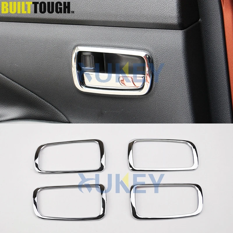 Для Mitsubishi Outlander 2013 2014 2015 2016 2017 2018 хромированная внутренняя дверная ручка Catch